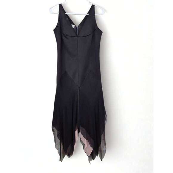 Vintage Dress Size Small Black Sleeveless Witchy Whimsigoth Fairy Grunge HOCO - Picture 1 of 10